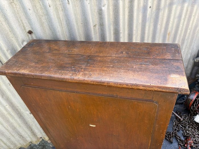 Antique Industrial School woodwork cabinet c1920