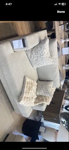 Brand new Snuggler ArmChair and 2seater Bespoke designer sofa