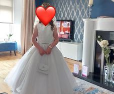communion dress and accessories