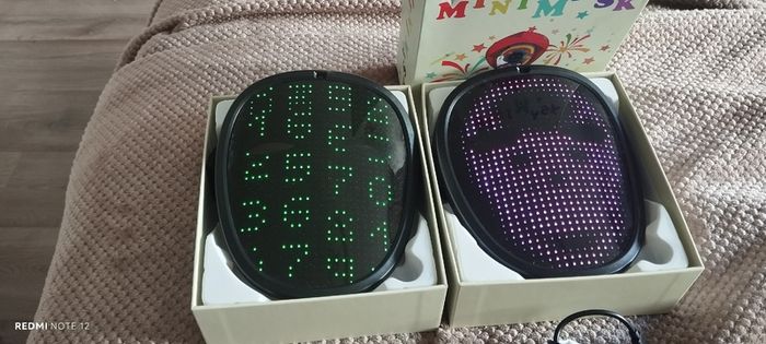 Two LED MiniMask face masks