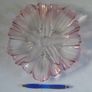 2 Mikasa Art Glass Tulip Pattern Plates Image 10