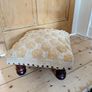 Charming Boho Tufted Footstool Image 2
