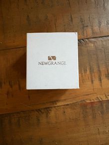2 pairs of Newgrange silverware drop stud earrings with clear stones