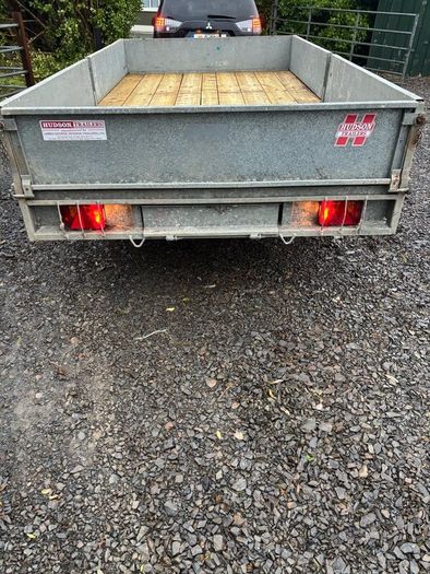 12x6 Hudson dropside trailer