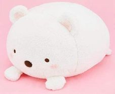 Sumikko Gurashi White Bear Face Down Plushy XL Premium