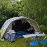 QUECHUA  6-person, 3-bedroom inflatable camping tent, Air Seconds 6.3, Fresh & Black Image 9