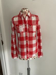 Abercrombie xl kids check shirt.  Fit small adult