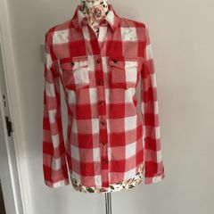 Abercrombie xl kids check shirt.  Fit small adult