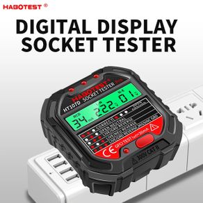 Socket Tester Pro Voltage Test RCD 30mA Socket Detector UK Wall Plug Ground Zero Line Plug Polarity Phase Check