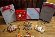 Newbridge Silverware Christmas Ornaments Bundle | Angel, Train, Fox &amp; More | Boxed Collectibles