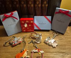 Newbridge Silverware Christmas Ornaments Bundle | Angel, Train, Fox & More | Boxed Collectibles