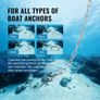 Boat Anchor Chain, 1/4" x 4', 1700 lbs. WLL/4800 lbs. BS, 316 Stainless Steel Marine Grade Anchor Lead Chain with Dual Lock Ring Shackles for Boats Image 5