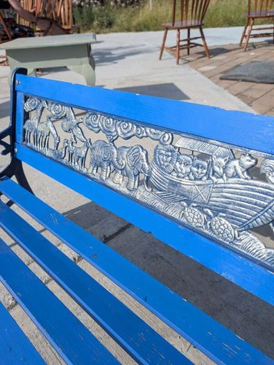 Children's Cast iron garden bench