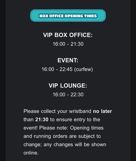 VIP Florence & The Machine