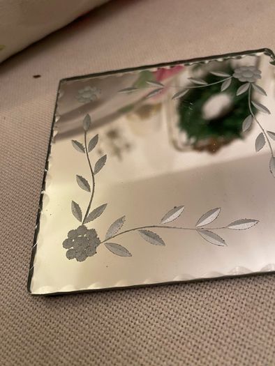 ShabbyChic Set of 3Mirror Bases 5euro