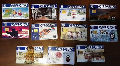 selection of call card's