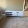 TV Stand (White) Free Image 2