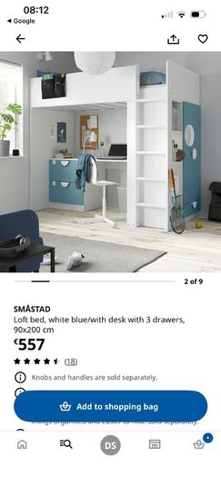 ikea high sleeper bed