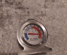 Fridge and freezer thermometer