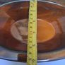 Brown glazed oval bowl Image 6