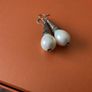 Vintage Sterling Silver Earrings 925 Image 2