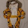Waterproof Warm Fleece lined hooded SnowSuit & Mitten set Image 7