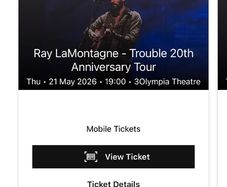 Ray LaMontagne tickets