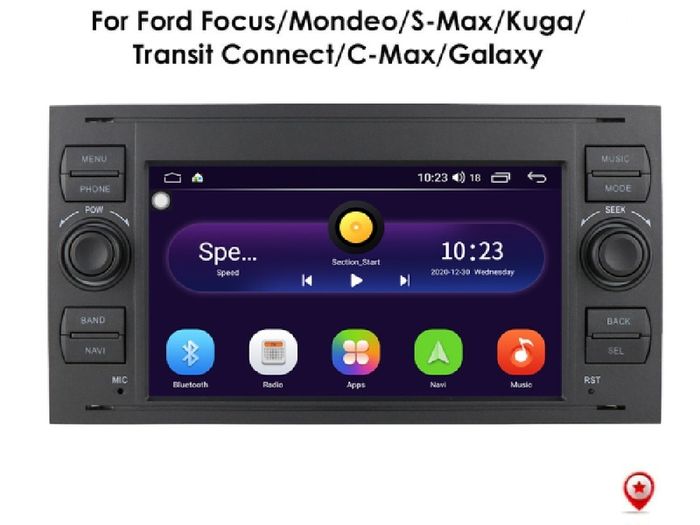 Android Car Radio for Ford Focus 2007 Mondeo S-max C MAX Kuga Galaxy Fiesta Transit Fusion Connect Autoradio Multimedia Carplay