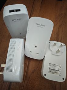 TP-Link AV2000 Powerline Adapters (TL-PA9020P) 4x adapters (2 kits)