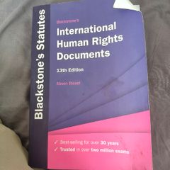Blackstone's Statutes International Human Rights Documents 13th EDITION
