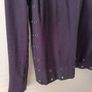 Yuka Dark Brown Cardigan with  Metal Eyelet Detail    Size 14 Image 3
