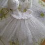 Handmade baby christening dress 6-12 months Image 3