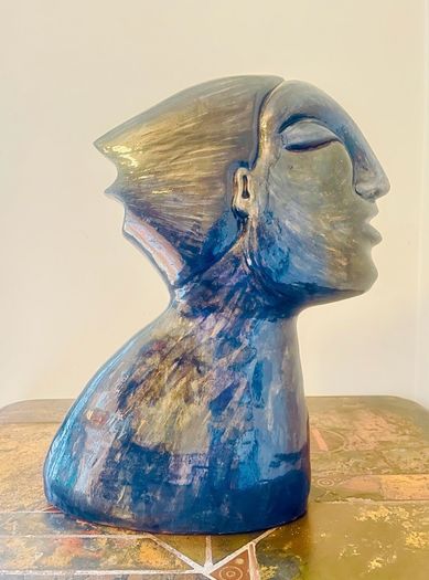 Original signed  Ceramic Sculpture by Belfast Artist Carol Henry