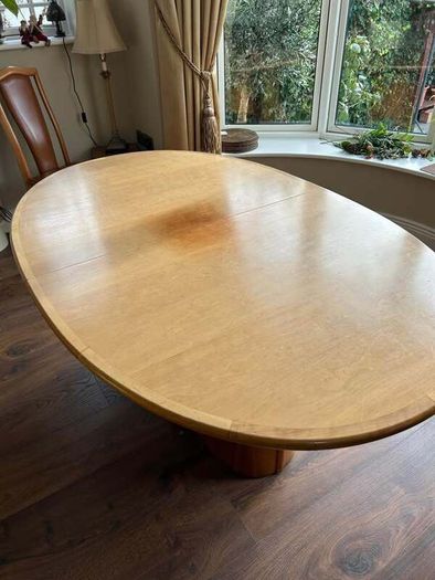 Skovby Table, cabinet and chairs - reduced to sell