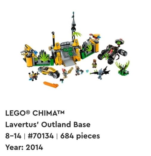 80 Euro Each!! - Lego Legends of Chima - Retired Sets
