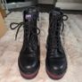 Tommy Hilfiger Chunky Platform Lace-up ankle Flag Outsole Real Leather Lace Up Boots Size 6/39 Image 6