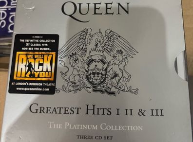 Queen greatest hits triple cd album
