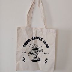 Squid Coffee Club Tote Bag