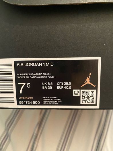 jordan 1 purple aqua