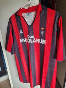 Rare 1989 AC Milan Kappa home jersey XL perfect condition