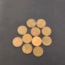 1/2 New Penny Coins Job Lot x11 Great Britain UK Circulated Queen Elizabeth Image 5