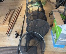 Vintage fishing rods & gear
