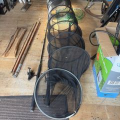 Vintage fishing rods & gear