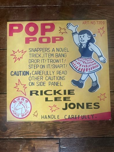 Rickie Lee Jones Pop Pop vinyl album