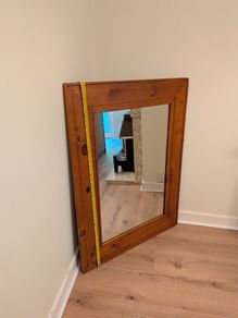 Solid wood mirror from HERITAGE