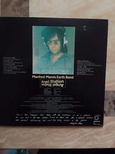Manfred Mann's Earth Band LP  (Irish) - Angel Station