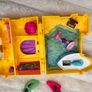Polly Pocket World Surf 'N' Sandventure Compact 2 Micro Dolls Used Please see photos Image 9