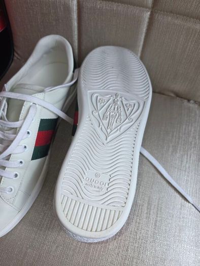 Gucci Ace leather trainers UK 8