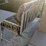 Garden Bench - Cast Iron - 152cm Wide Image 3