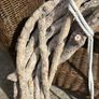 Very large 85cm diameter densely woven birch wreath BASE Image 3